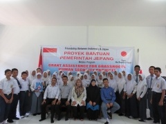 Perwakilan Konsulat Jenderal Jepang di Medan, Kepala Sekolah, Guru, beserta siswa/siswi partisipan Japan Day