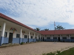 Gedung sekolah MTs Al-Ikhlas Blang Kandis bantuan Pemerintah Jepang